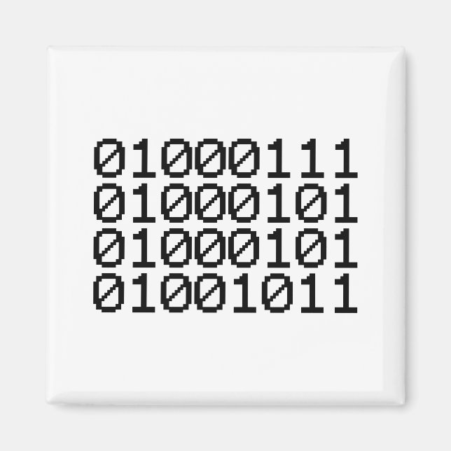 BINARY GEEK MAGNET (Framsidan)