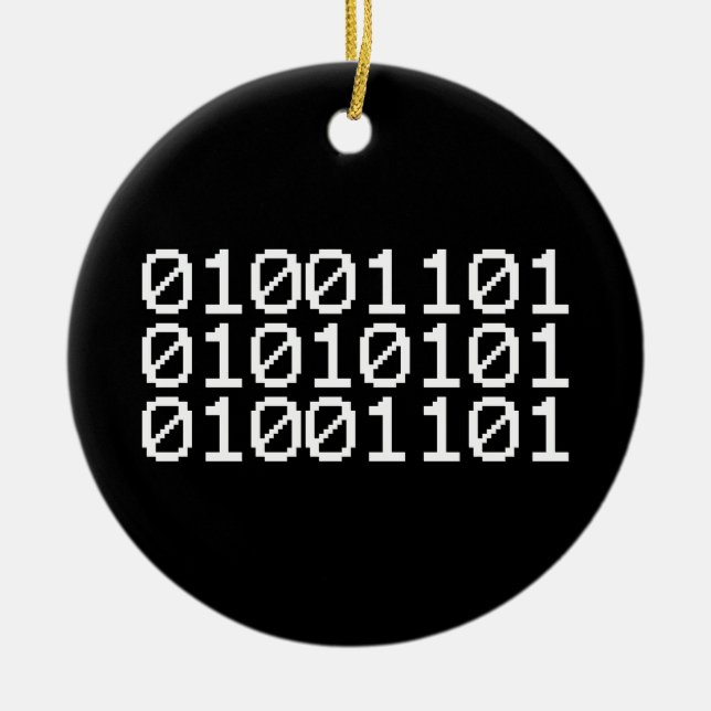 BINARY MORSA JULGRANSPRYDNAD KERAMIK (Framsidan)