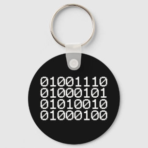 BINARY NERD KEYCHAIN NYCKELRING