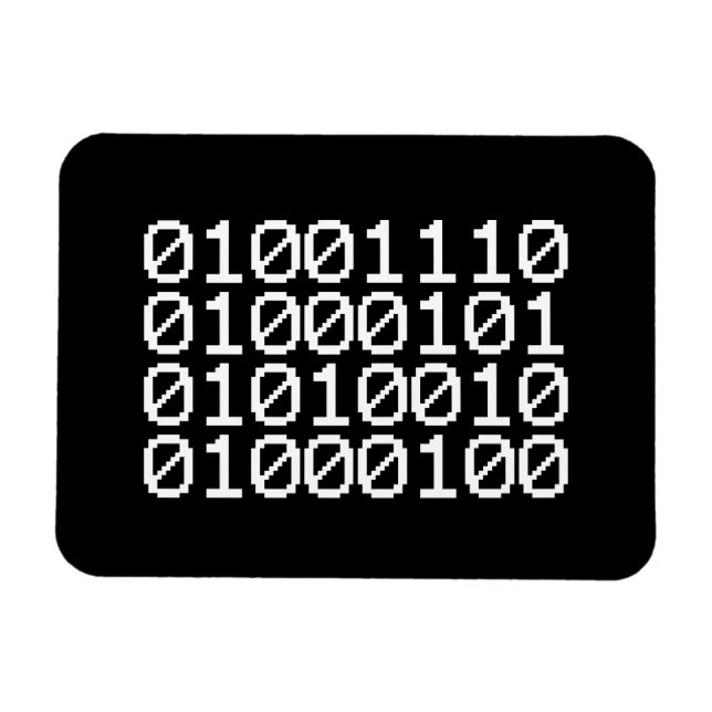 BINARY NERD MAGNET (Horisontell)