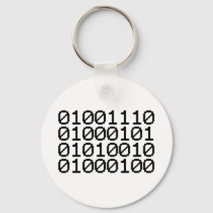 BINARY NERD NYCKELRING
