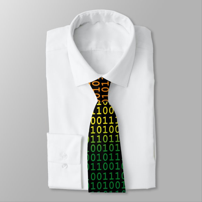 Binary Rainbow Tie Slips (Bunden)