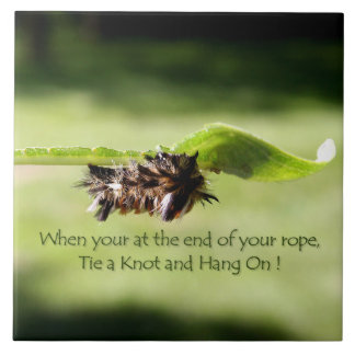 "Bind en fnurra, och hängningen på" keramiska Kakelplatta