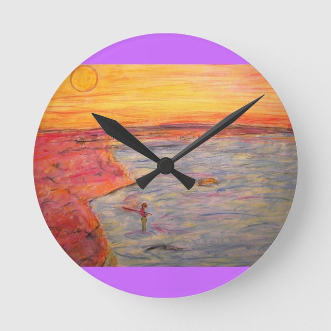 binda en på rund klocka (Framsida)