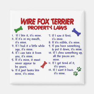 BINDA FOXTERRIERegendomlagar 2 Magnet