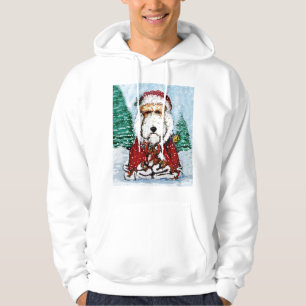 Binda foxterriern Santa Tröja Med Luva