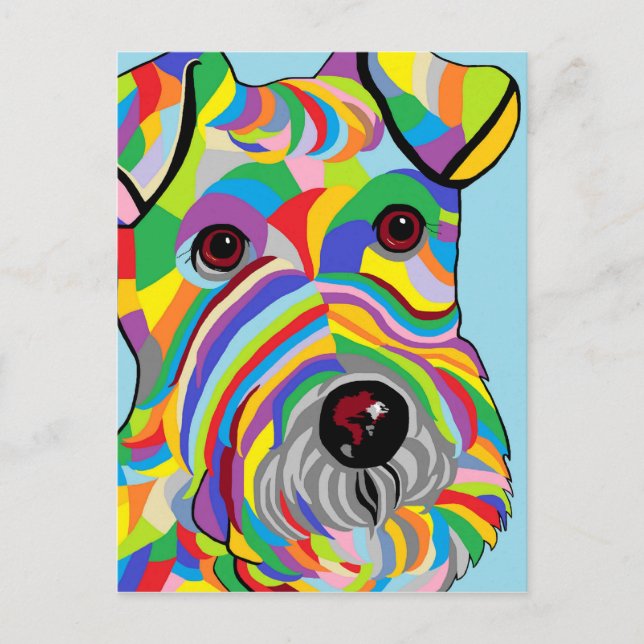 Binda foxterriern vykort (Framsida)