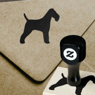 Binda foxterriersilhouetten stämpel