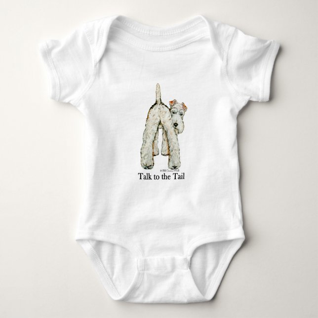Binda foxterriersvanen tee shirt (Framsida)