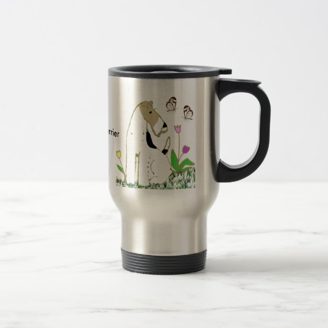 Binda foxterriertravel mug resemugg (Höger)