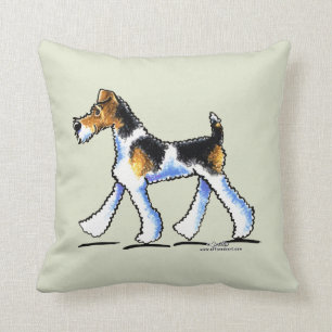 Binda foxterriertravet kudde