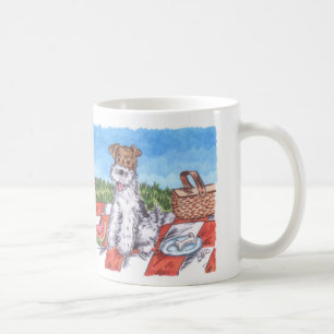 Binda muggen för vit för rävsommaren 11oz kaffemugg