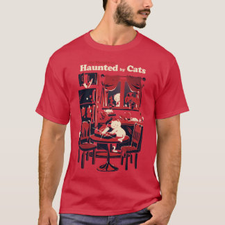 Bindad av katter Halloween Cat T Shirt