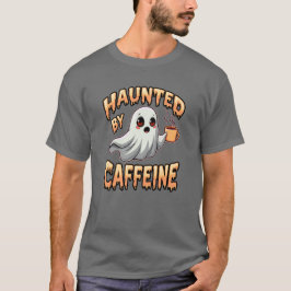Bindad av koffein (Halloween Ghost-tema) T Shirt