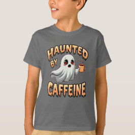 Bindad av koffein (Halloween Ghost-tema) T Shirt