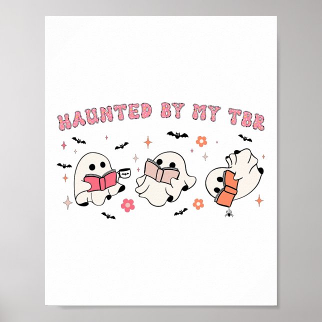 Bindad av min TBR Funny Halloween-utbyggnadskostna Poster (Framsidan)