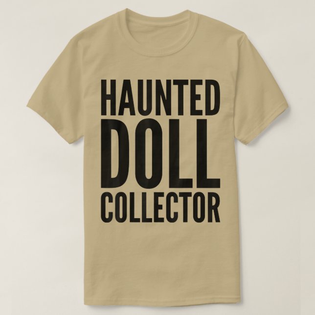 Bindad dollinsamlare - Funny Halloween T-Shirt (Design framsida)