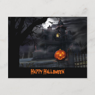 Bindade Fladdermöss Pumpkin Halloween-inbjudan Inbjudningar