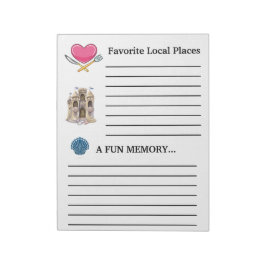 Binder Guest Bok, Vacation etc. Anteckningsruta Anteckningsblock