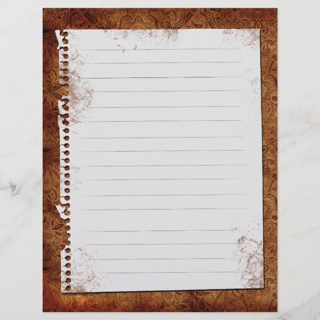 Binder-infogningar för Burgundy-Vintage (Framsida)