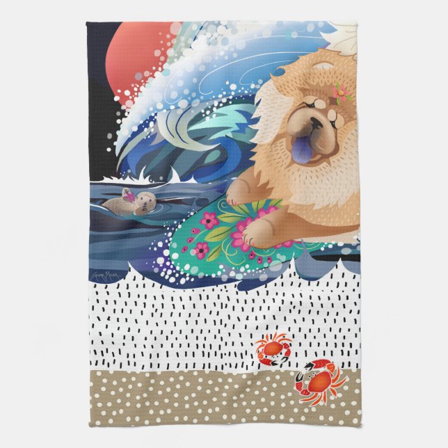 BINDI CHOWABUNGA - Köks- eller hund show towel Kökshandduk (Vertikal)