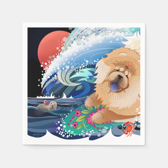 BINDI CHOWABUNGA - pappra blöjor Pappersservett (Framsidan)