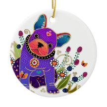 BINDI FRENCHIE bulldog ornament