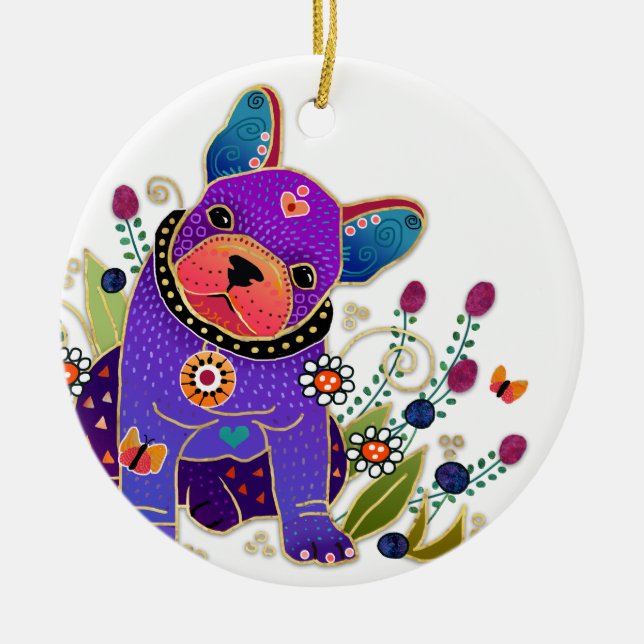 BINDI FRENCHIE bulldog ornament (Framsidan)