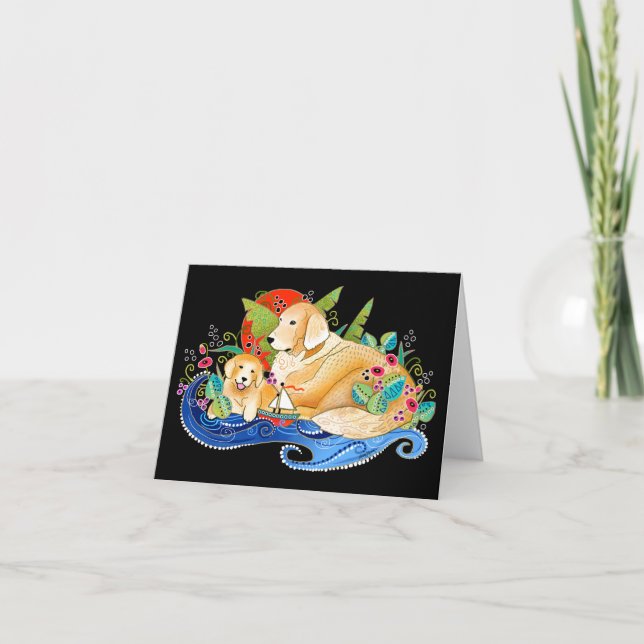 BINDI GOLDEN RETRIEVER KORT (Framsida)