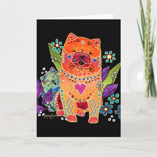 BINDI-kort med slätt chassi Kort (Framsida)