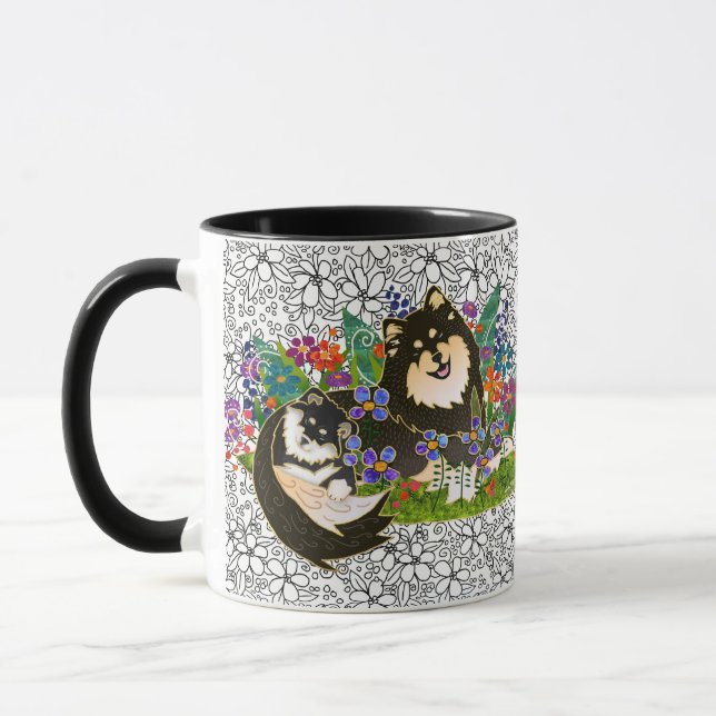 BINDI LAPPY Finlands Lapphund 11 OZ MUGG (Vänster)
