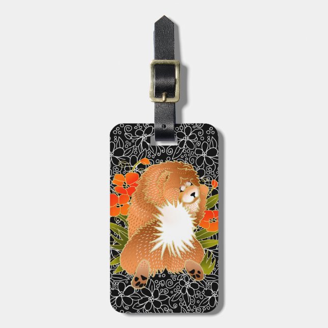 BINDI MINGSIE röd påfyllnadsmärke Bagagebricka (Vertikal Framsida)