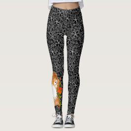 BINDI MINGSIE: s röntgenbeningar - titta bakåt Leggings