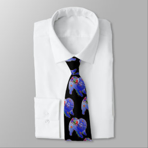 BINDI ROUGH CHOW - designer necktie Slips