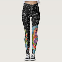 BINDI Sea Otters leggings...Titta på krabben på hö