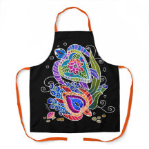 BINDI SEA TURTLES-ALLMÄN Skriv ut Apron