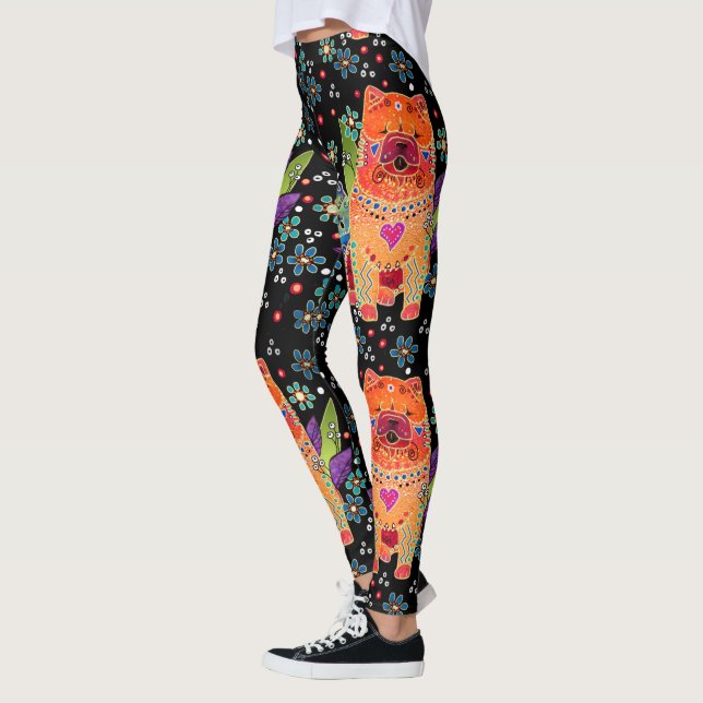 BINDI SMOOTH-kapsyler Leggings (Vänster)