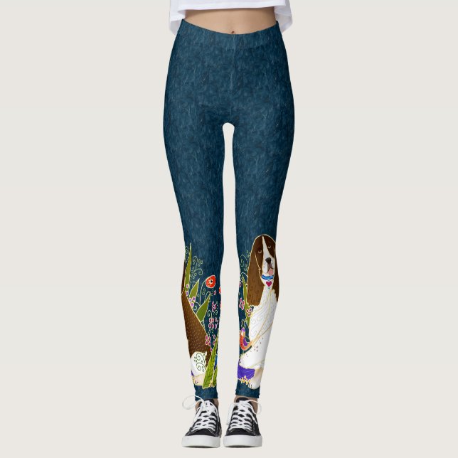 BINDI-SPRINGERSPANIEL -   damasker Leggings (Framsida)