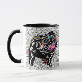 BINDI SUGARSKULL Chow - Day of the dead Mugg