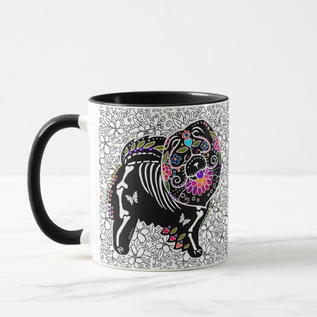 BINDI SUGARSKULL Chow - Day of the dead Mugg (Vänster)