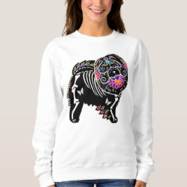 BINDI SUGARSKULL Chow hund-CHOSE stil T Shirt