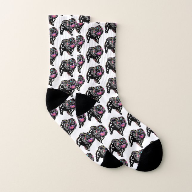 BINDI SUGARSKULL Chow - Sockar Strumpor (Par)