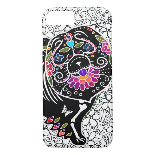 BINDI SUGARSKULL Chow - Telefonärenden Case-Mate iPhone Skal (Baksida)