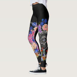 BINDI-TRÄDGÅRDPARTY - märkes- damasker Leggings