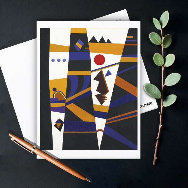 Binding by Kandinsky, 1932 Vykort (Skapare uppladdad)