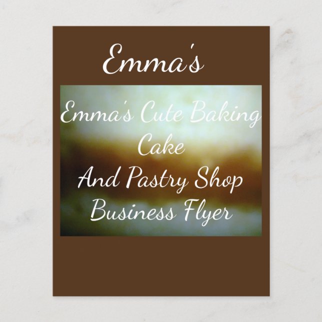 Bing and Pastry Shop Business Flyer (Framsidan)