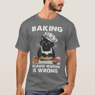 Bing av grå katt för mord är fel t shirt