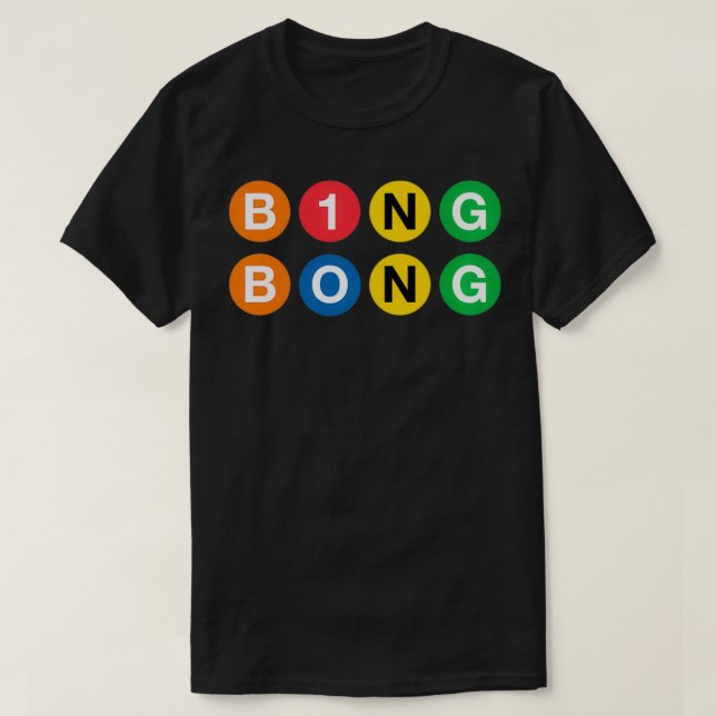 Bing Bong Funny NYC Pullover T Shirt (Design framsida)