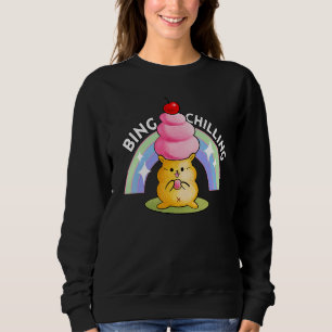 Bing Chilling Glass Strössel Hamster Dank Meme Vir T Shirt
