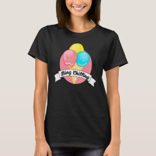 Bing Chilling Ice Cream Dank Meme Viral Quote Tren T Shirt
